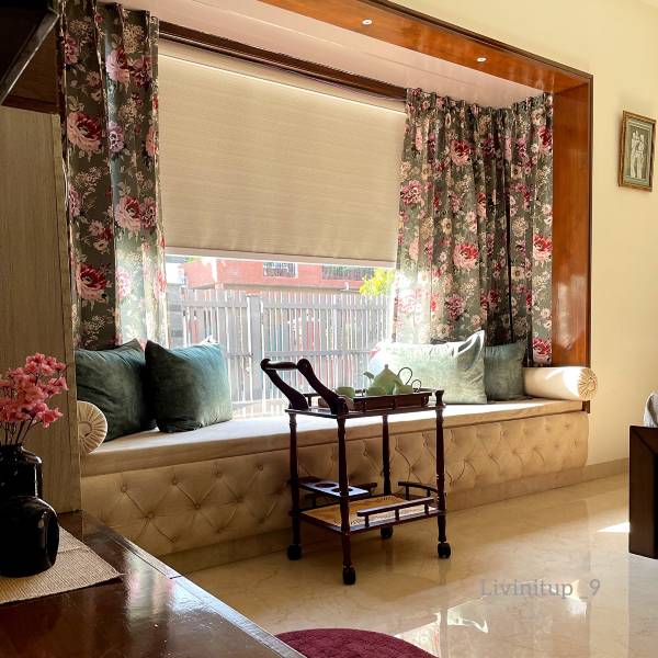 Bedroom bay window design Chandigarh